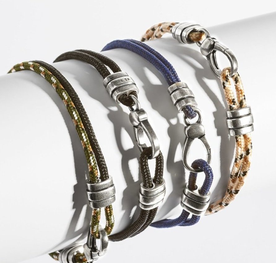 Kendra scott kenneth bracelet sterling silver navy 02 lg